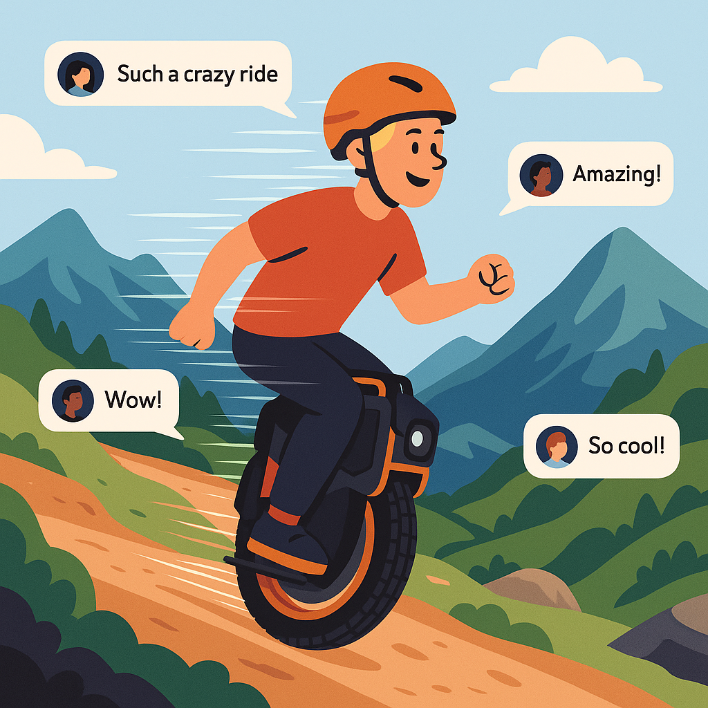 Freedom of riding